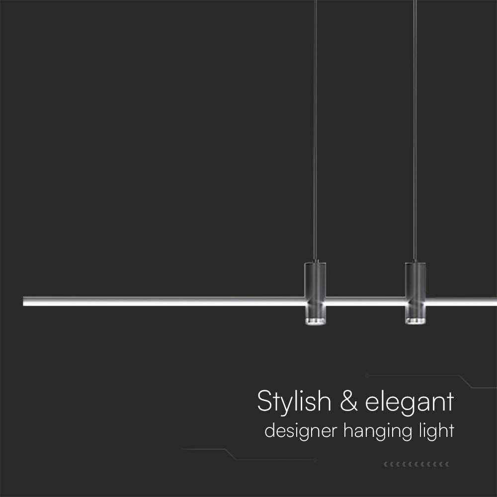 Lampa wisząca LED (80*100CM) / Barwa: 4000K / Obudowa: Czarna