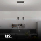 Lampa wisząca LED (80*100CM) / Barwa: 4000K / Obudowa: Czarna