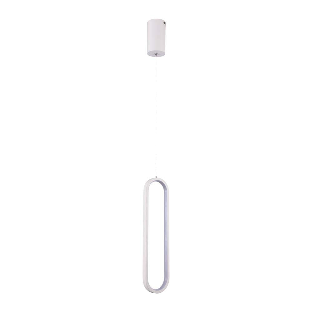 Lampa wisząca LED (40CM) / Barwa: 4000K / Obudowa: Biała
