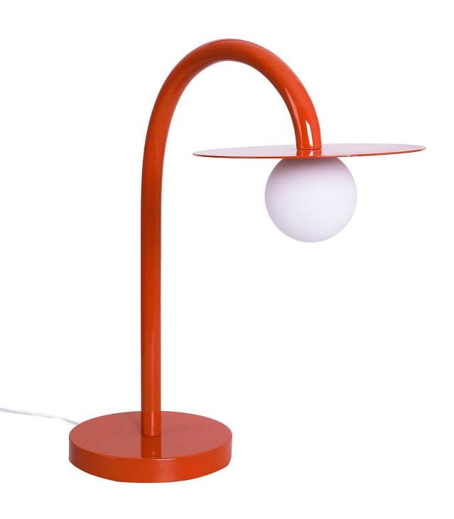 Maxlight Lampa stołowa Enigma - Metal + szkło - Czerwony T0060