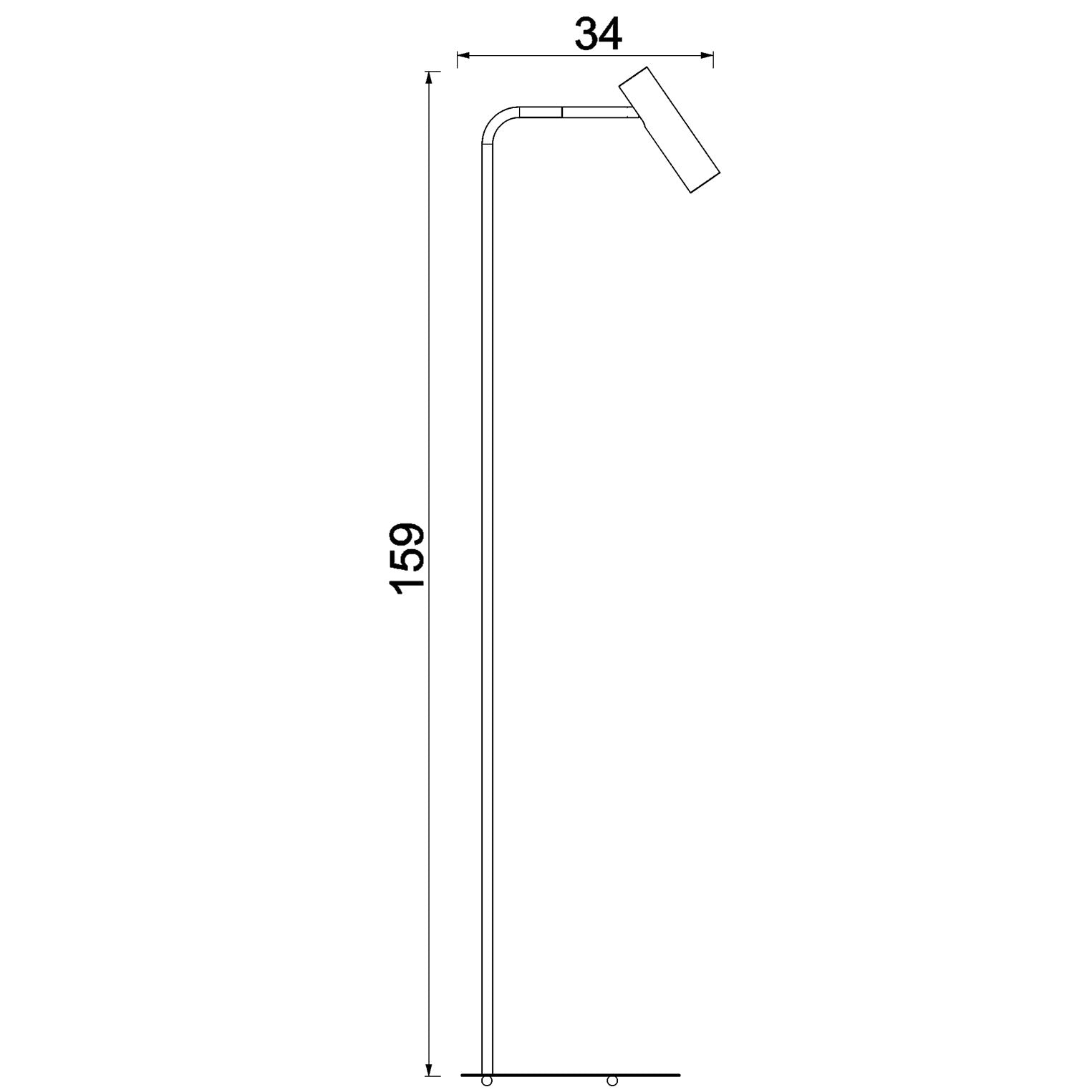 Lampa podł. Axion beige/gold 1xGU10