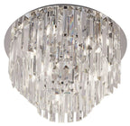 Maxlight Plafon Monaco 42cm - Metal + szkło - Chrom C0136