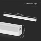 40W Oprawa Liniowa LED / Barwa: 4000K / Obudowa: Biała