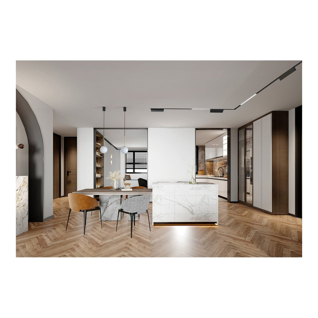 Nowodvorski System szynowy LVM FOCUS OUT LED 9W 1-obwodowy niskonapięciowy 48V LVM Lampa LED 9W - Aluminium lakierowane - Czarny I 10145