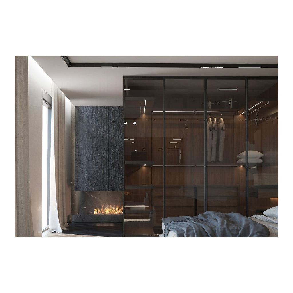 Nowodvorski System szynowy LVM LINE LED 15W 1-obwodowy niskonapięciowy 48V LVM Lampa LED 15W - Aluminium lakierowane - Czarny 10148