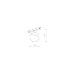 Nowodvorski System szynowy LVM LID LED 8W 1-obwodowy niskonapięciowy 48V LVM Lampa LED 8W - Aluminium lakierowane - Czarny I 10152