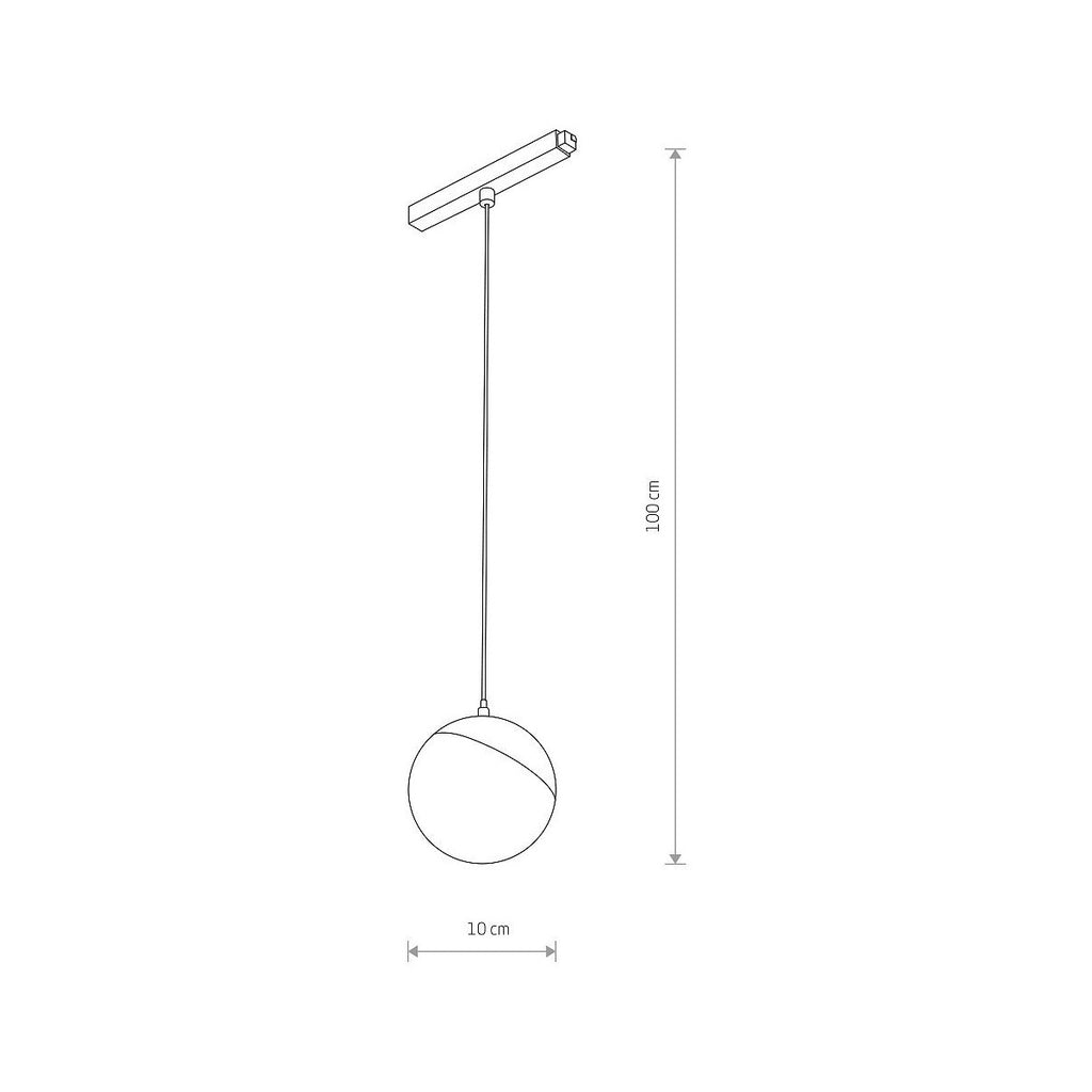 Nowodvorski System szynowy LVM LID LED 8W 1-obwodowy niskonapięciowy 48V LVM Lampa LED 8W - Aluminium lakierowane - Czarny II 10153