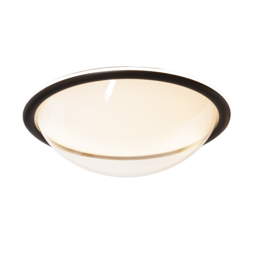 Maxlight Plafon Lotto 48cm - Metal + akryl - Biały + czarny C0238