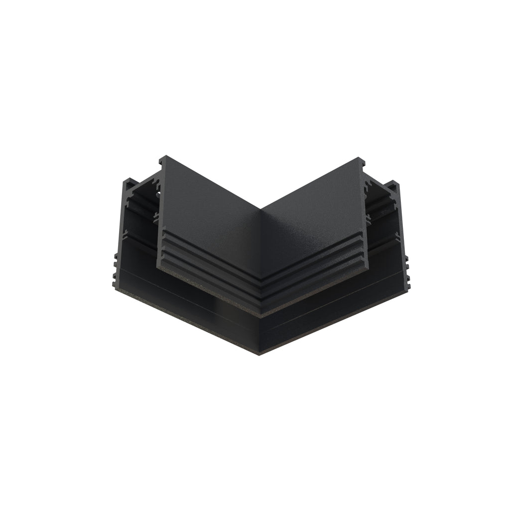 Nowodvorski System szynowy LVM RECESSED HORIZONTAL CORNER 1-obwodowy niskonapięciowy 48V LVM - Aluminium - Czarny