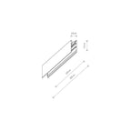Nowodvorski System szynowy LVM TRACK 2M 1-obwodowy niskonapięciowy 48V LVM Szyna - Aluminium - Czarny 10163