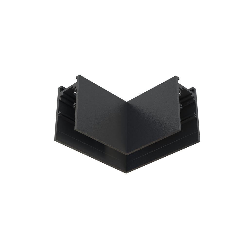 Nowodvorski System szynowy LVM HORIZONTAL CORNER 1-obwodowy niskonapięciowy 48V LVM - Aluminium - Czarny