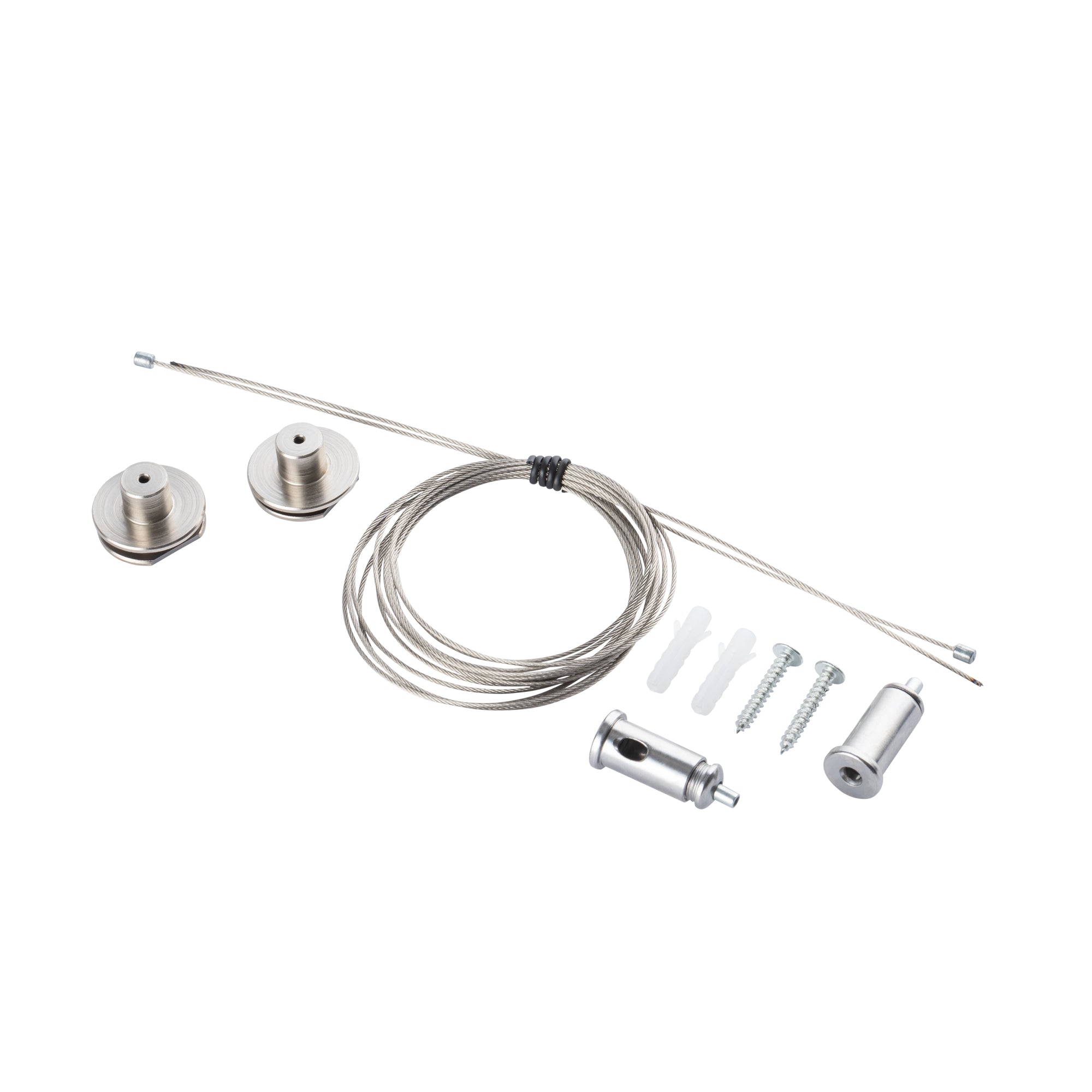 Nowodvorski System szynowy LVM SUSPENSION KIT 1-obwodowy niskonapięciowy 48V LVM - Stal - Chrom