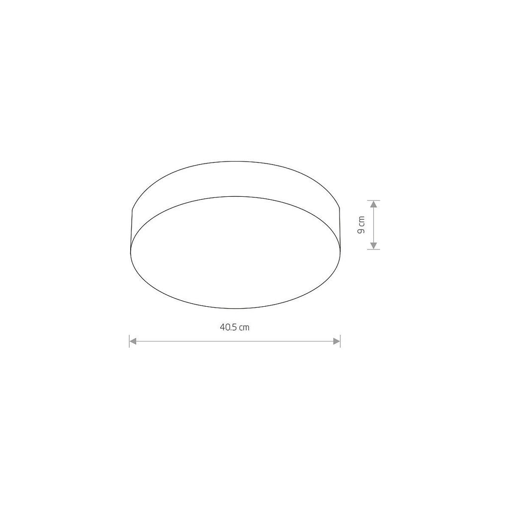 Nowodvorski Plafon ARENA BLACK 10W only LED 50/60Hz - Stal lakierowana - Czarny 10175