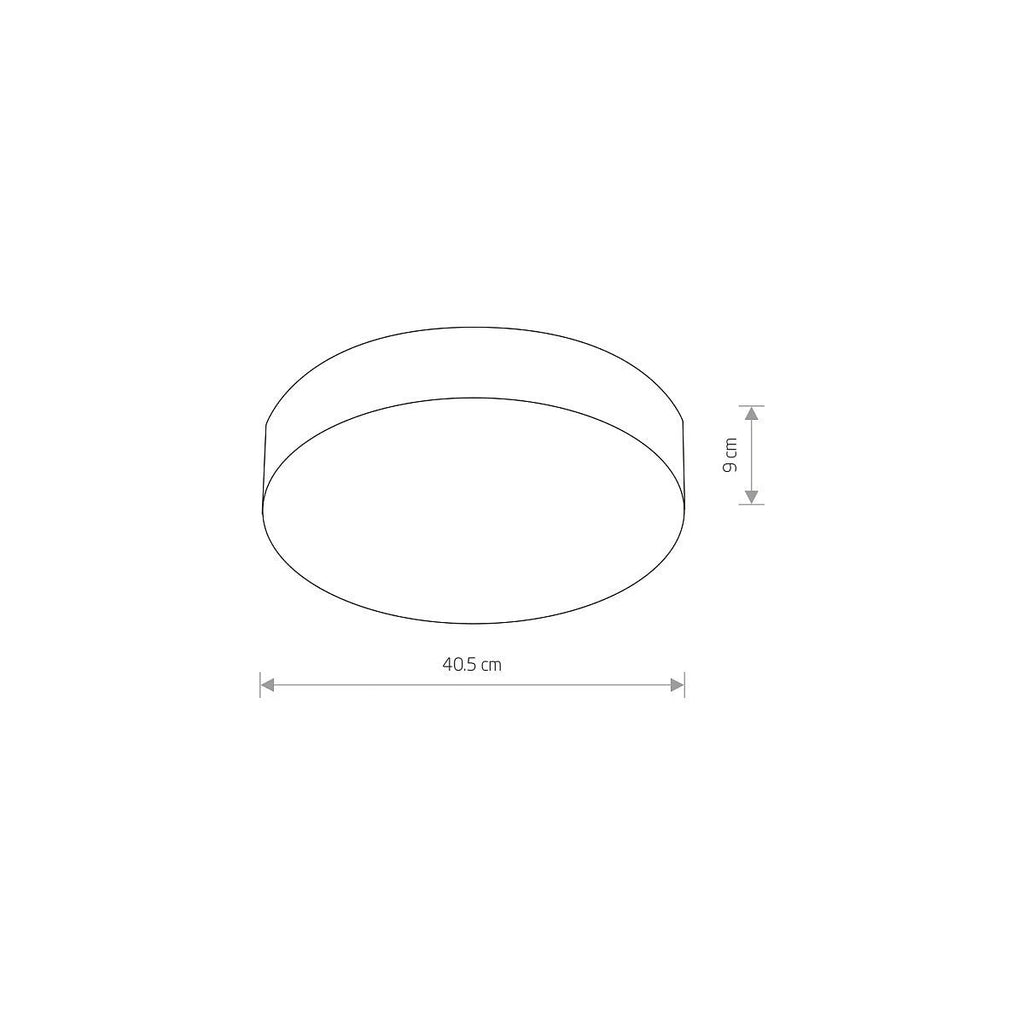 Nowodvorski Plafon ARENA LED 20W 50/60Hz - Stal lakierowana - Czarny 10176