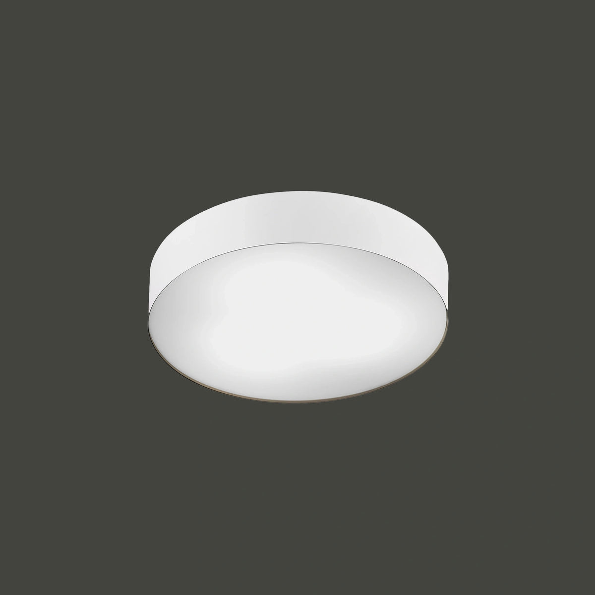 Nowodvorski Plafon ARENA SENSOR 10W only LED 50/60Hz - Stal lakierowana - Biały 10186 - lampa włączona