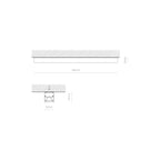 Nowodvorski Lampa liniowa sufitowa CL OFFICE LED PRO 120 31W 50/60Hz - Aluminium lakierowane - Czarny 10208