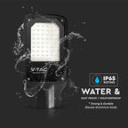 50W Lampa Uliczna LED / Barwa: 6500K / Obudowa: Czarna