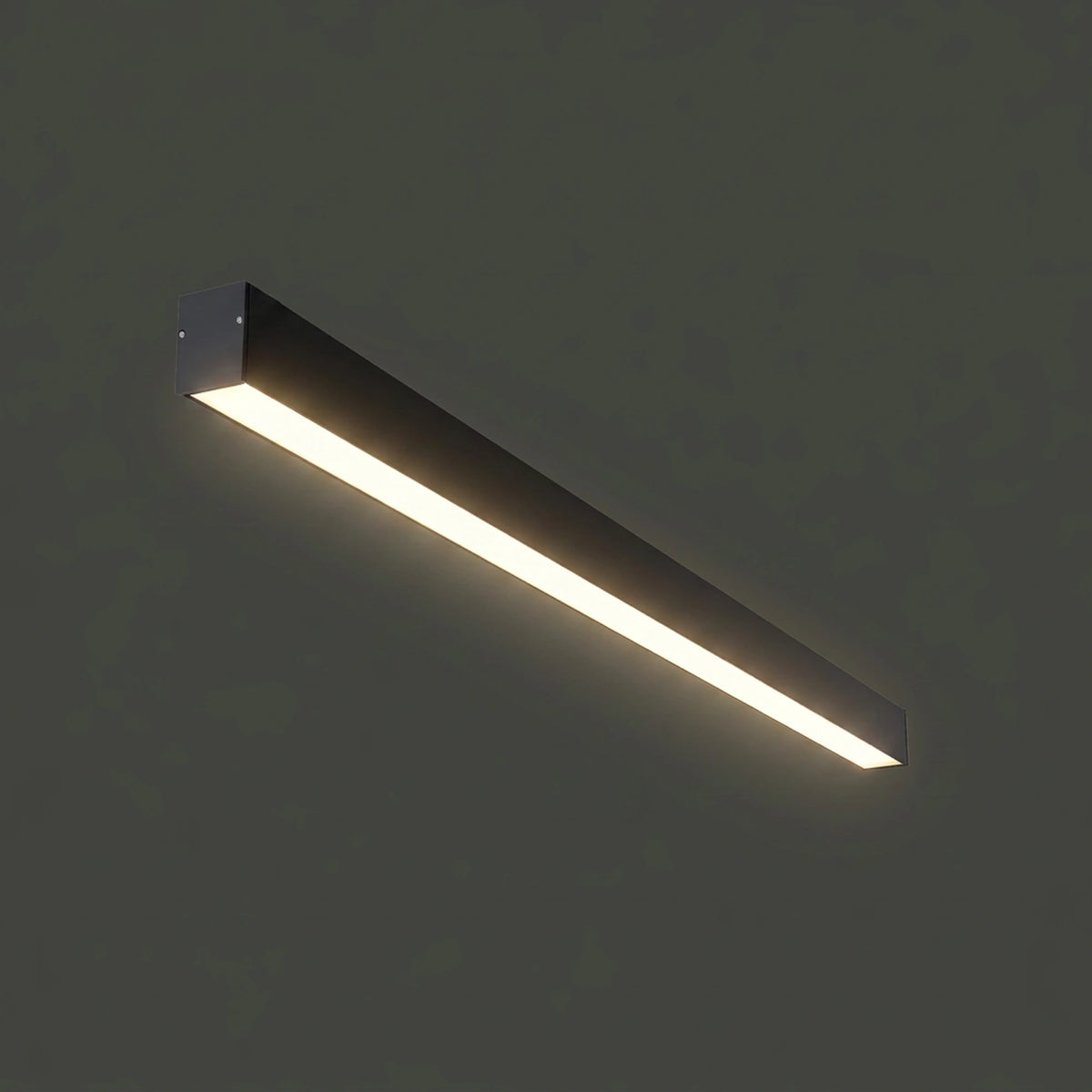 Nowodvorski Lampa liniowa sufitowa CL OFFICE LED PRO 120 31W 50/60Hz - Aluminium lakierowane - Czarny II 10210 - lampa włączona