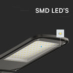 100W Lampa Uliczna LED / Barwa: 6500K / Obudowa: Czarna