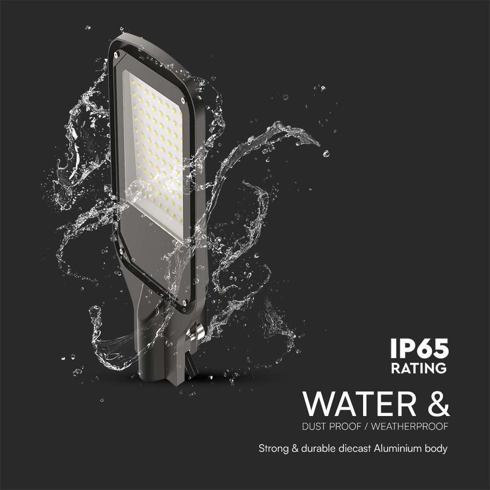 100W Lampa Uliczna LED / Barwa: 4000K / Obudowa: Czarna