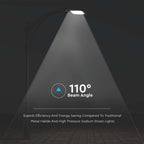 100W Lampa Uliczna LED / Barwa: 6500K / Obudowa: Czarna
