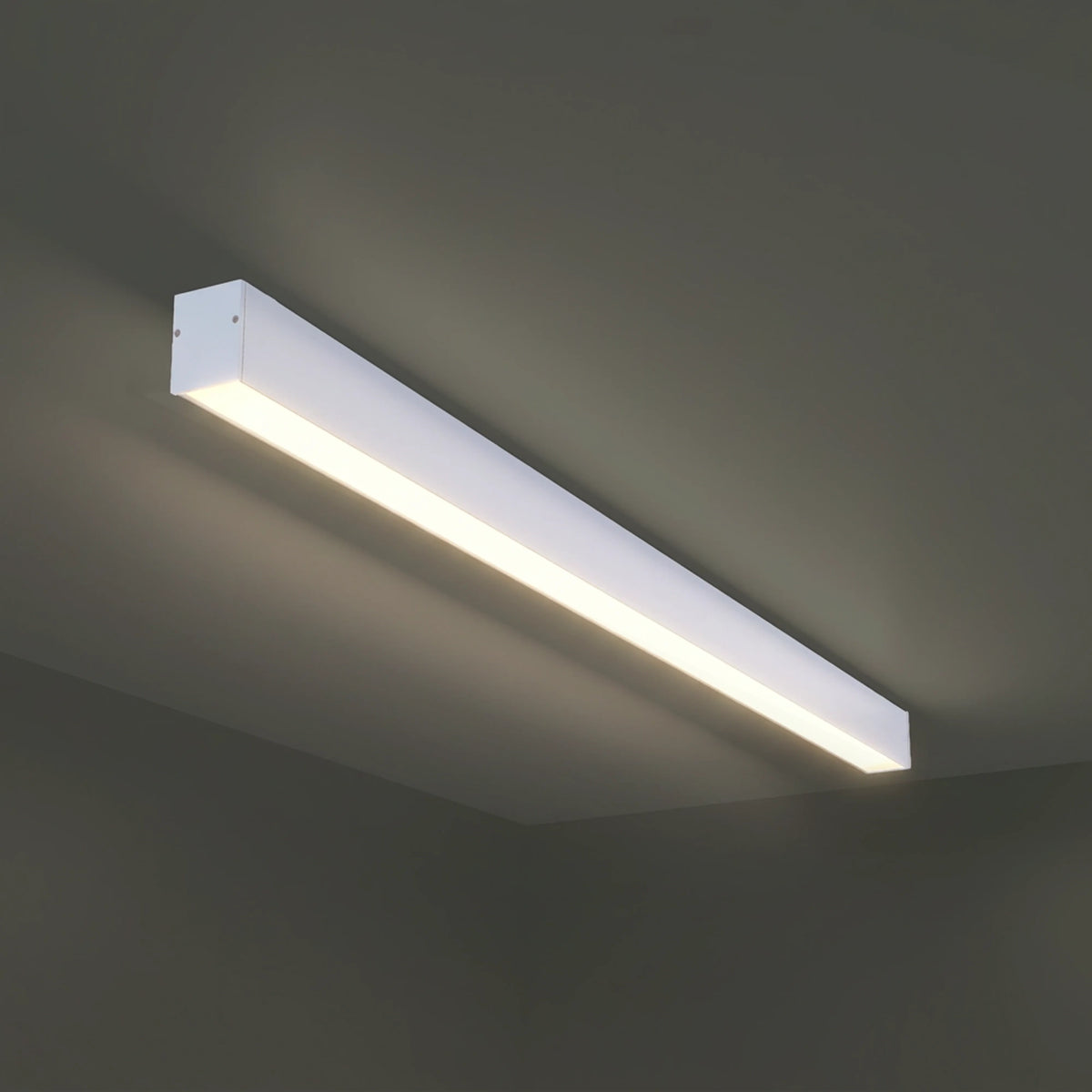 Nowodvorski Lampa liniowa sufitowa CL OFFICE LED PRO 120 31W 50/60Hz - Aluminium lakierowane - Biały II 10212 - lampa włączona