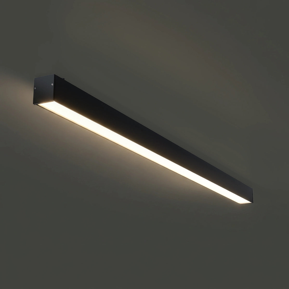Nowodvorski Lampa liniowa sufitowa CL OFFICE LED PRO 150 40W 50/60Hz - Aluminium lakierowane - Czarny I 10213 - lampa włączona
