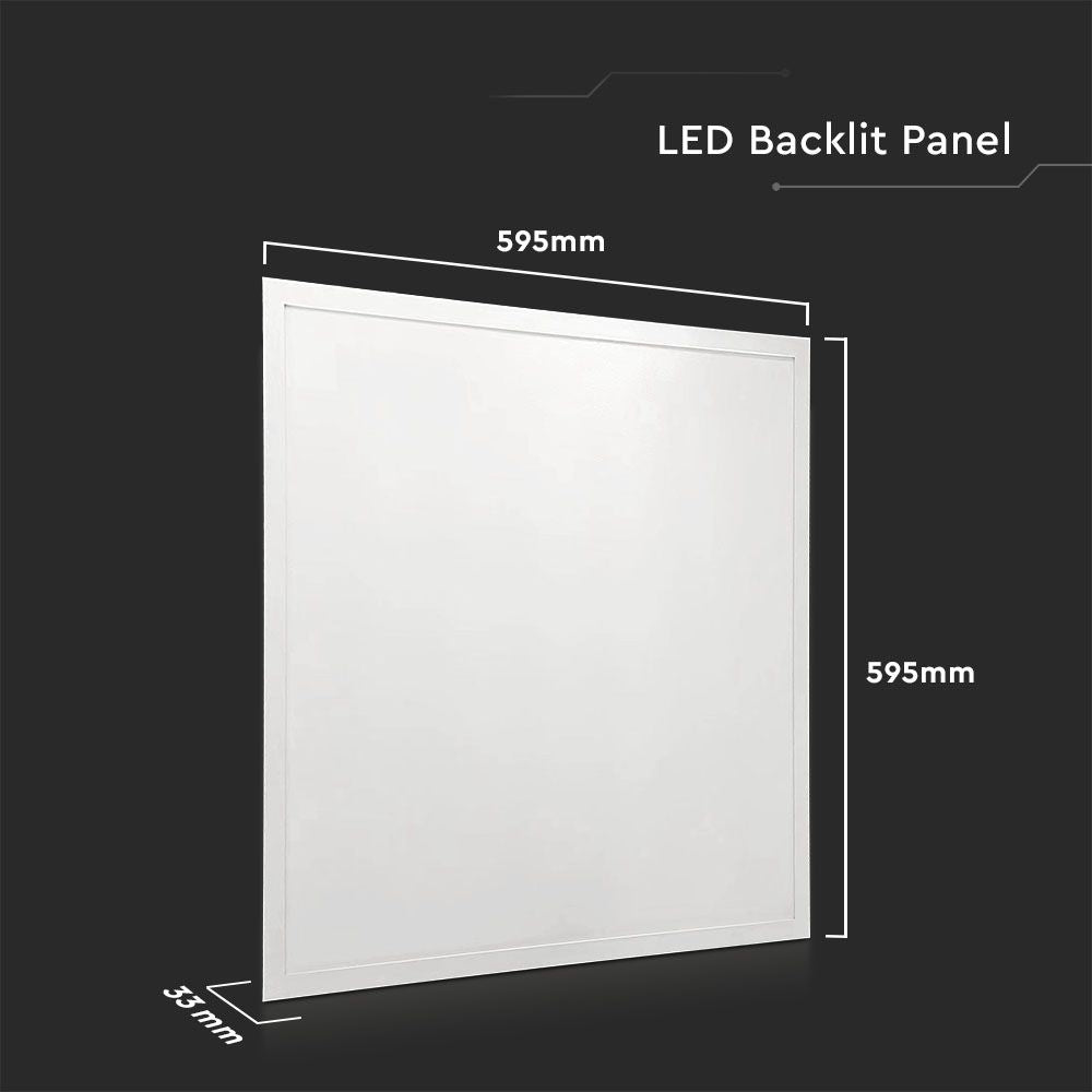 36W Panel LED SQUERO / 600x600mm / Skuteczność 120lm/W / Barwa: 6400K / Opakowanie: 10szt.