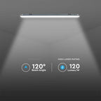 36W Oprawa Hermetyczna X-SERIES 120cm / Barwa: 4000K / 120LM/WATT