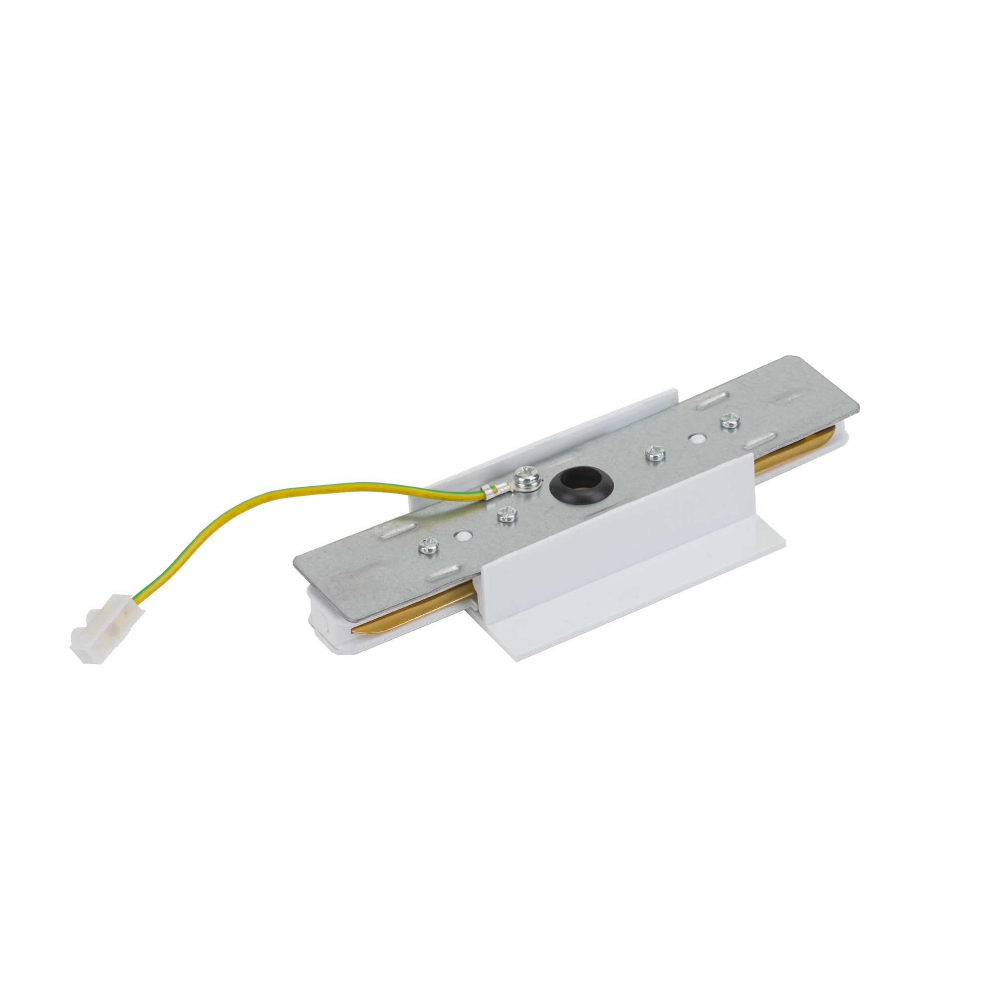 Nowodvorski System szynowy PROFILE RECESSED POWER STRAIGHT CONNECTOR 1-obwodowy Profile - Tworzywo sztuczne PC - Biały 10227