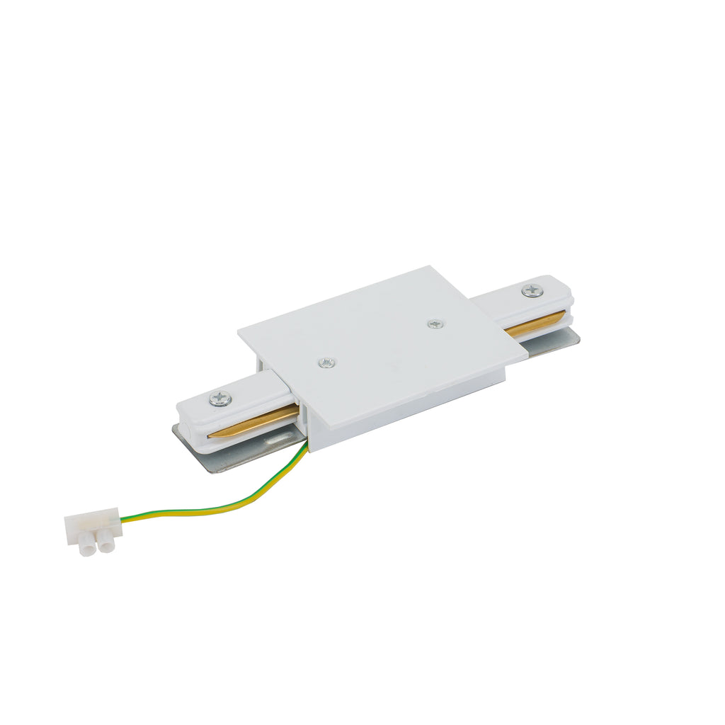 Nowodvorski System szynowy PROFILE RECESSED POWER STRAIGHT CONNECTOR 1-obwodowy Profile - Tworzywo sztuczne PC - Biały