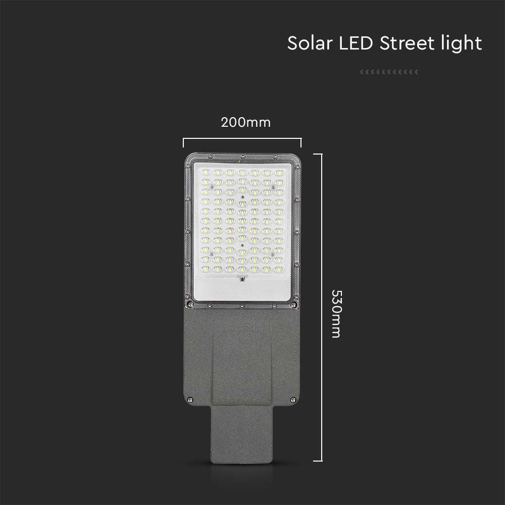 35W Lampa Uliczna LED Solarna / Bateria: 18AH LiFePO4 / Barwa: 6500K