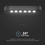 5W LED Lampa na Szynoprzewód SLIM MAGNETIC / Barwa: 6400K / Obudowa: Czarna