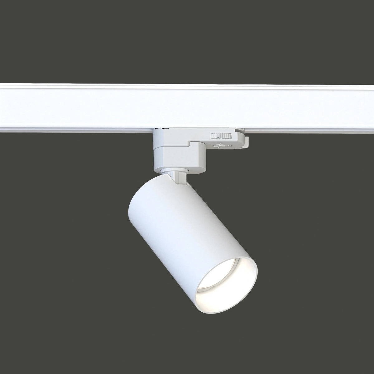 Nowodvorski System szynowy CTLS MONO 3-obwodowy CTLS Lampa 10W only LED - Stal lakierowana - Biały I 10236 - lampa włączona