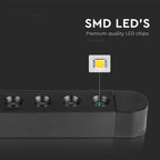 12W Lampa na Szynoprzewód SLIM MAGNETIC / Barwa: 6400K / Obudowa: Czarna