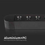 22W Lampa na Szynoprzewód SLIM MAGNETIC / Barwa: 3000K / Obudowa: Czarna
