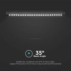 22W Lampa na Szynoprzewód SLIM MAGNETIC / Barwa: 6400K / Obudowa: Czarna