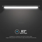 18W Lampa na Szynoprzewód SLIM MAGNETIC / Barwa: 3000K / Obudowa: Czarna