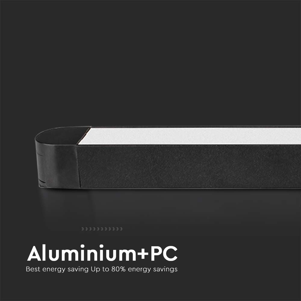 22W Lampa na Szynoprzewód SLIM MAGNETIC / Barwa: 6400K / Obudowa: Czarna