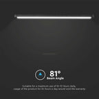 22W Lampa na Szynoprzewód SLIM MAGNETIC / Barwa: 4000K / Obudowa: Czarna