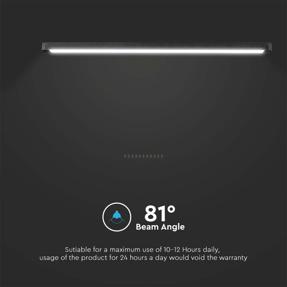 22W Lampa na Szynoprzewód SLIM MAGNETIC / Barwa: 6400K / Obudowa: Czarna