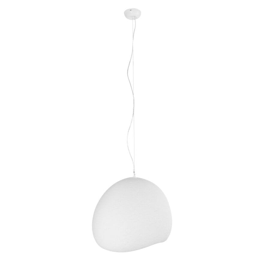Maxlight Lampa wisząca Pierre 48cm - Źywica - Biały P0533