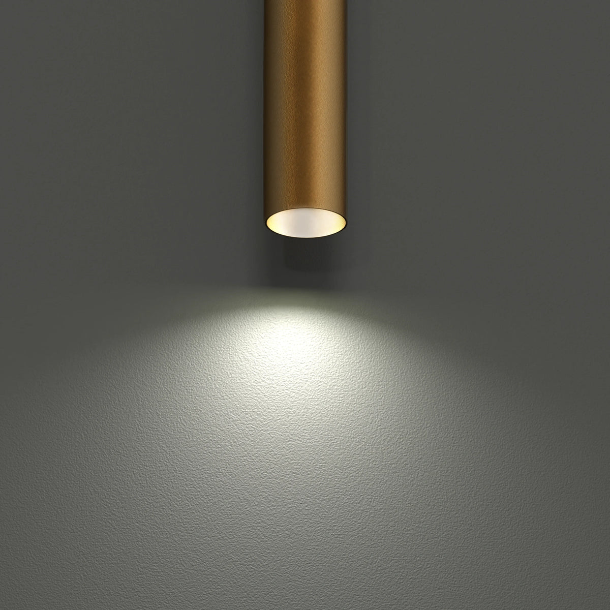 Nowodvorski Klosz / Oprawa CAMELEON LASER 1000 - Stal lakierowana - Satynowy złoty 10255 - lampa włączona