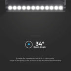 12W Lampa LED na szynoprzewód MAGNETIC regulowana / Barwa: 3000K / Obudowa: Czarna