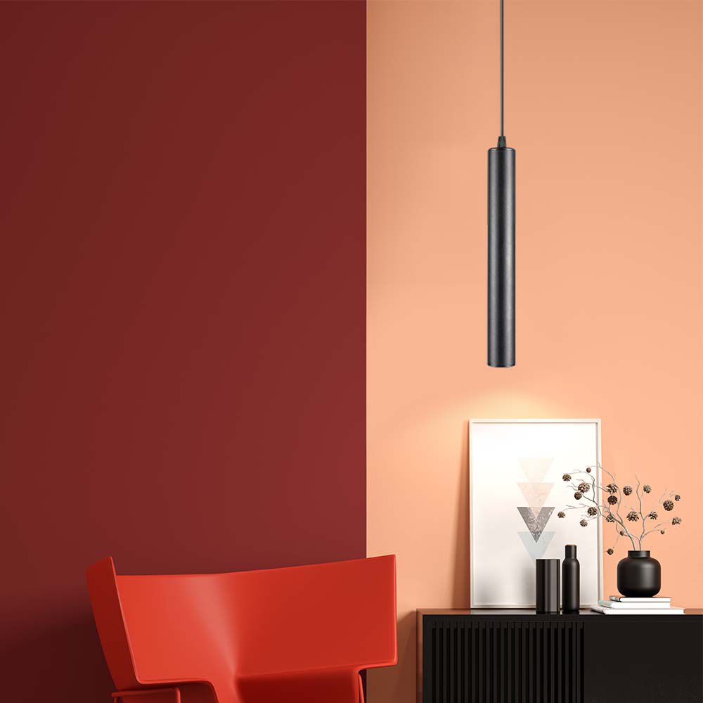 15W Lampa LED na szynoprzewód MAGNETIC / Wisząca / Barwa: 6400K / Obudowa: Czarna