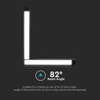25W Lampa LED na szynoprzewód MAGNETIC / Barwa: 3000K / Obudowa: Czarna