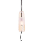 Maxlight Lampa wisząca Mauri - Metal + szkło bursztynowe - Czarny + szkło bursztynowe P0589