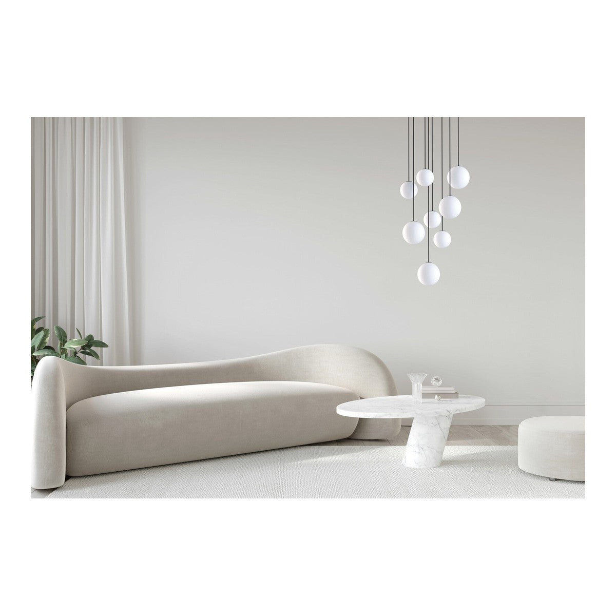 Nowodvorski Klosz / Oprawa CAMELEON SNOWBALL 160 - Szkło - Biały 10268