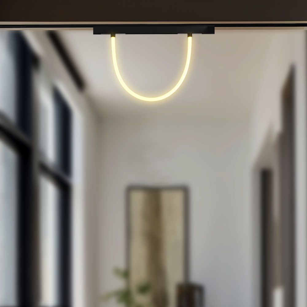 11W Lampa Smart LED na szynoprzewód MAGNETIC / Elastyczna Świetlówka 1m / Barwa: 3w1 / Ściemniana / Obudowa: Czarna