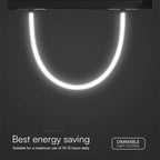 11W Lampa Smart LED na szynoprzewód MAGNETIC / Elastyczna Świetlówka 1m / Barwa: 3w1 / Ściemniana / Obudowa: Czarna